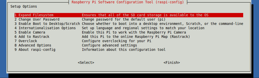 Raspi Config